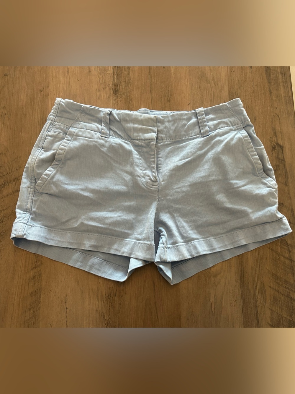 Vineyard Vines Classic Twill Chino Shorts Blue Women’s Low Rise Size 0